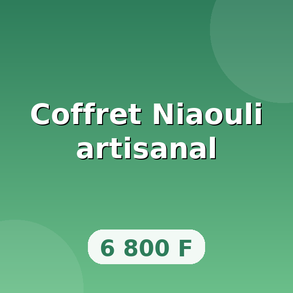 Coffret Niaouli artisanal