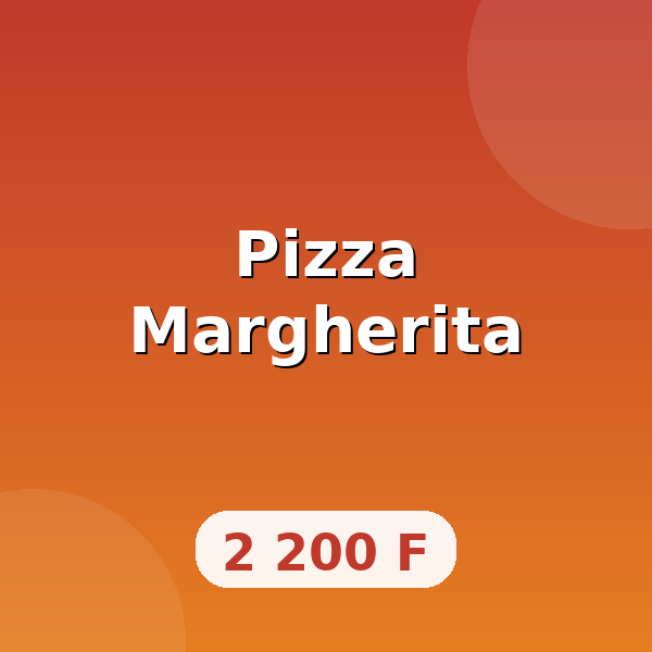 Pizza Margherita