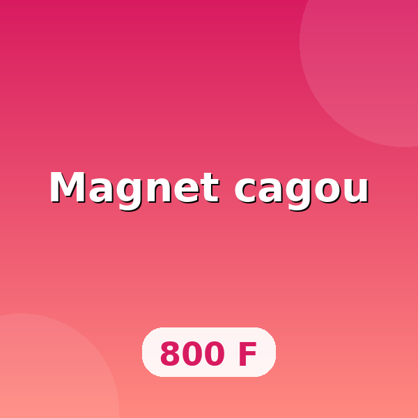 Magnet cagou